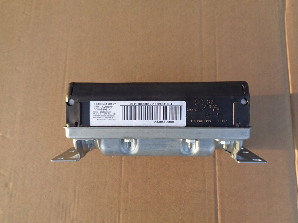 фото №1, Mercedes w230 amg подушка подушка безпеки пасажира