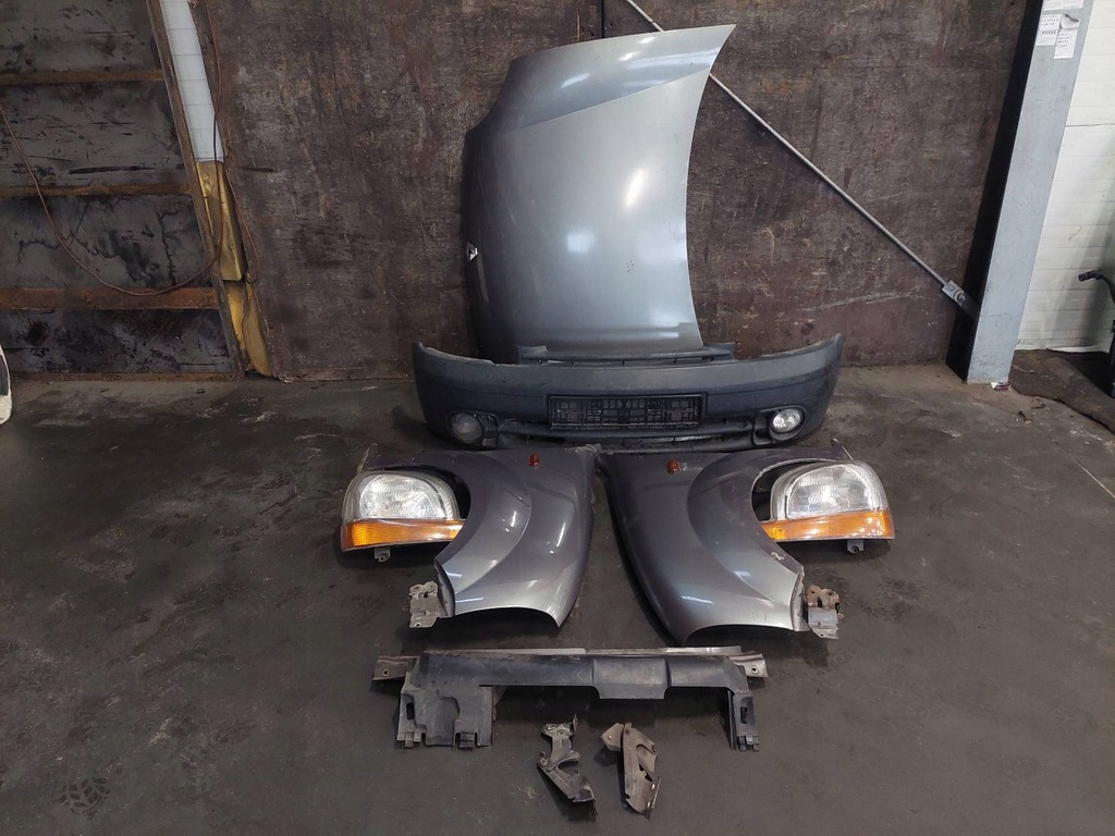 фото №1, Kompletny перед капот бампер лампа крыло renault kangoo i nv603