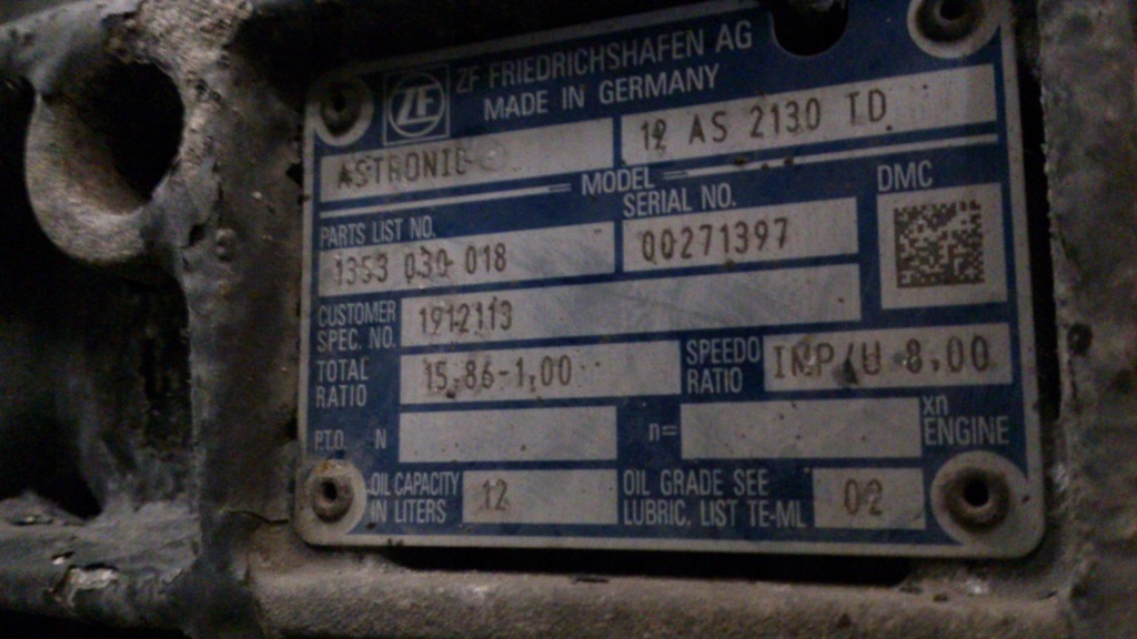 фото №7, Коробка передач передач автоматическая коробка передач daf 106 bez ретардер