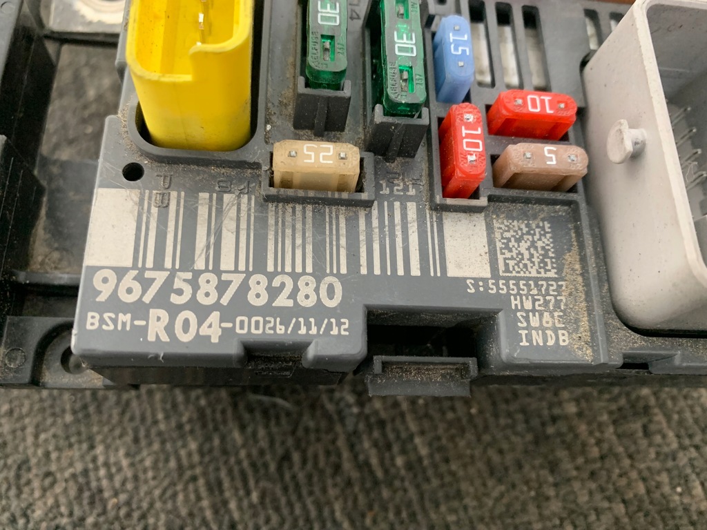 фото №10, Peugeot partner ii 2 lift iii 3 коробка запобіжників модуль bsm оригінал