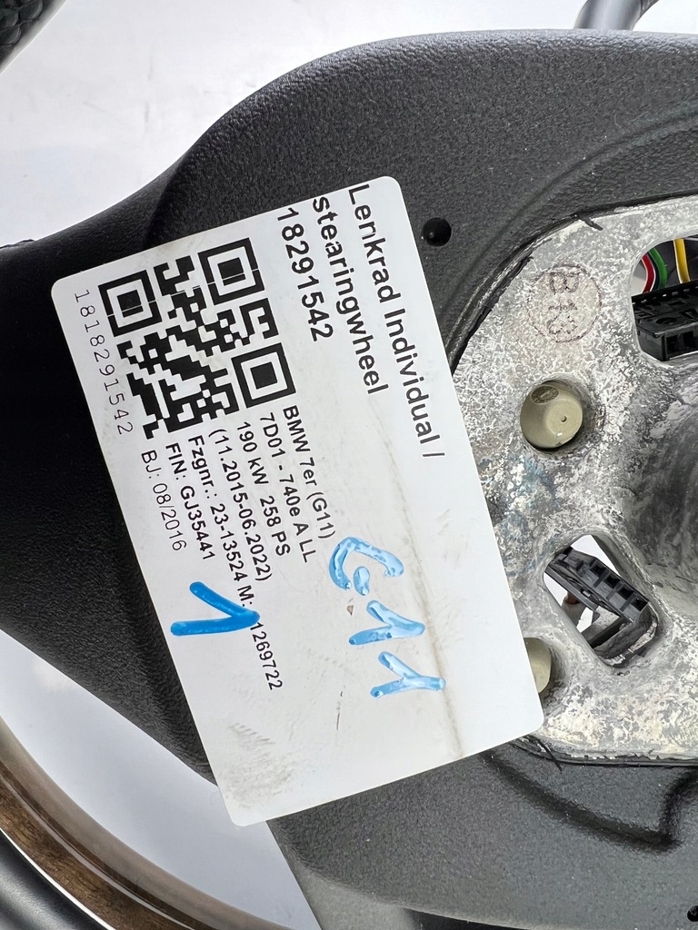 фото №10, Воздуховод кожа мультифункция bmw 7 g11 g12 individual