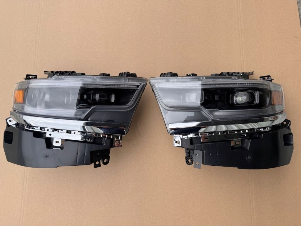 Купить Dodge ram limited 19- typ trx фара фонари led крепления левая + правый  чёрные