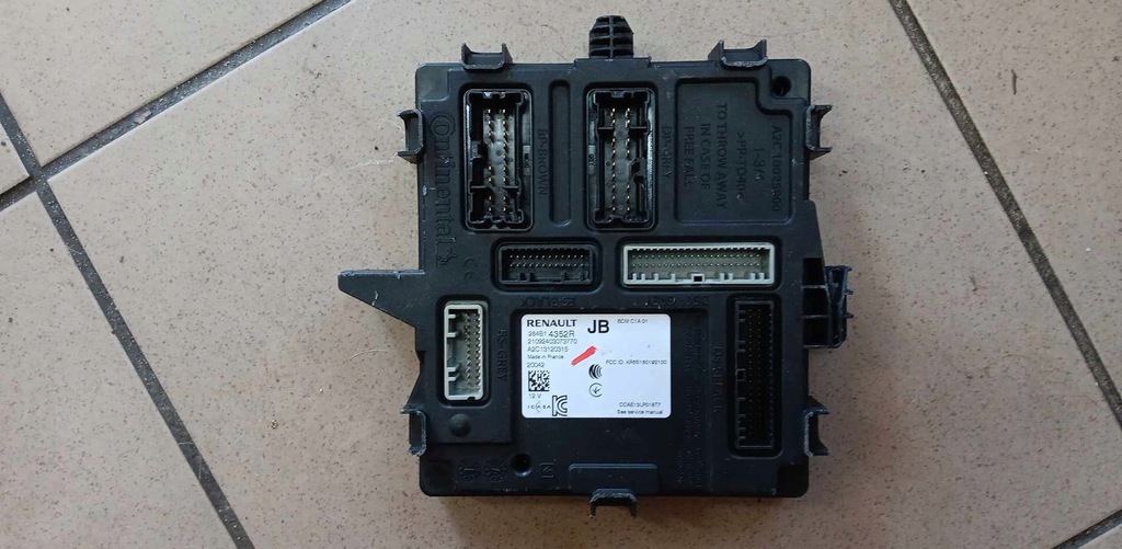 фото №5, Набор стартовый блокировка колонка модуль блок управления renault captur ii