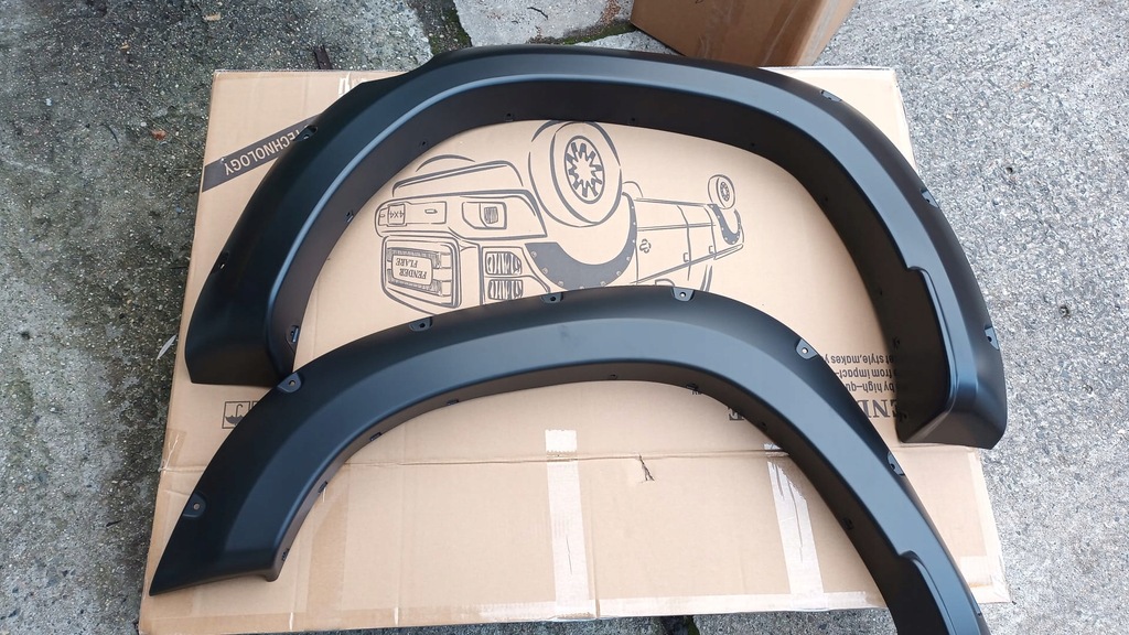 фото №8, Dodge ram v 2019-2023 накладка розширювач крила комплект з отворами