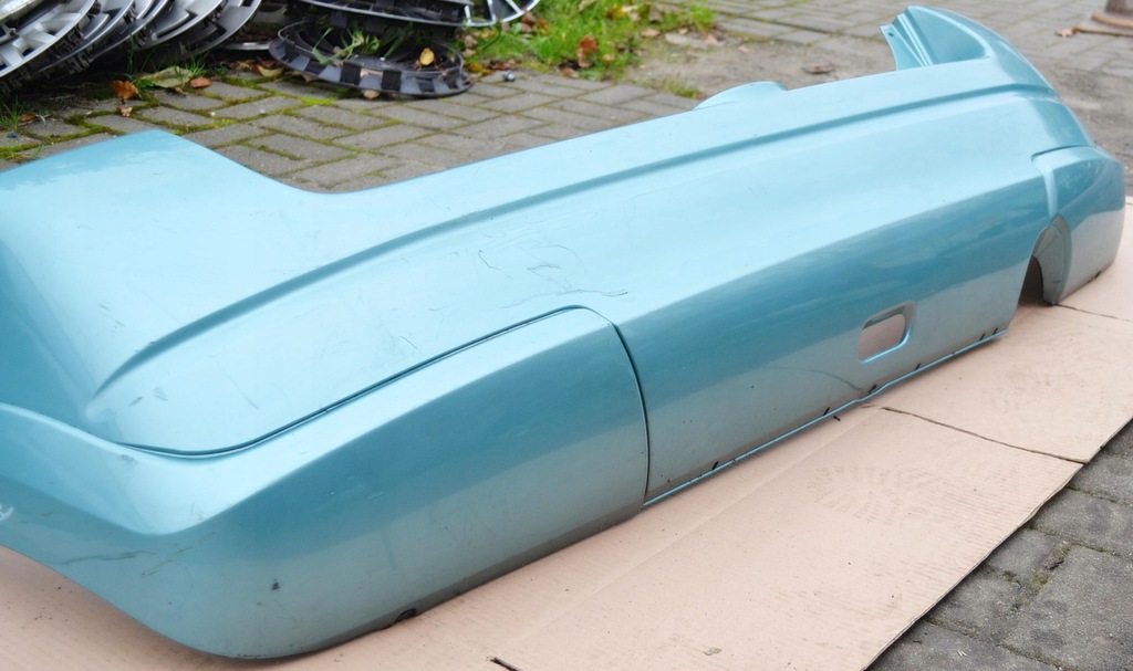 фото №14, Opel agila a 00-07r бампер задняя задний zielono-niebieski оригинал