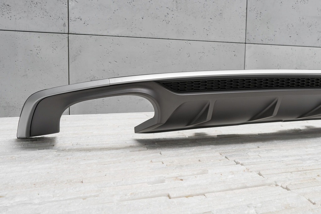 фото №11, Audi s5 8w6 2017-2019 sportback дифузор бампера заднього s-line 8w6807521d