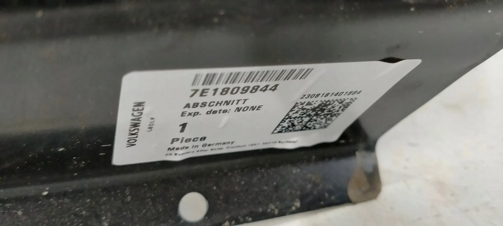 фото №6, 7e1809844 vw transporter t6 2015- крыло обшивка порог правый задний