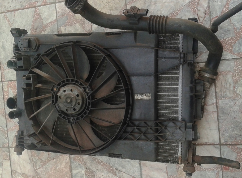фото №14, Радиатор воды кондиционер вентилятор megane ii 1,9 dci