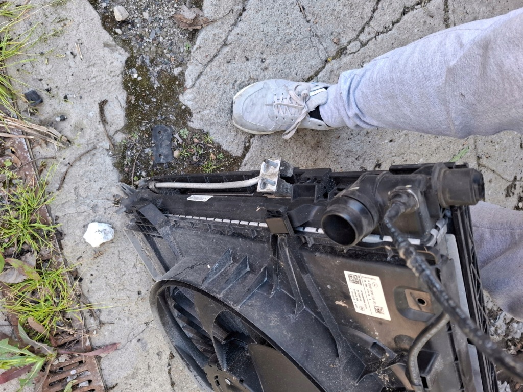 фото №8, Mercedes w166 x166 gle ml комплект радиатор woda кондиционер вентилятор вентилятор