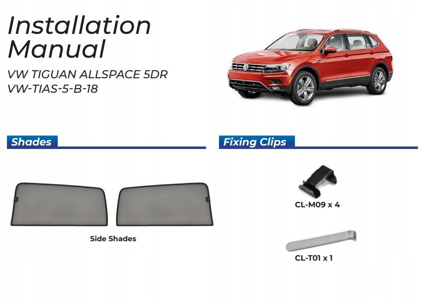 фото №13, Шторки vw tiguan allspace 2016- защита шторка солнцезащитные