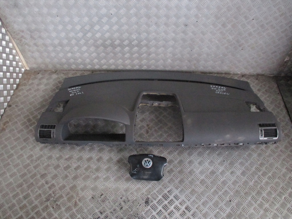 фото №1, Приборная панель консоль подушки безопасности vw sharan 00-10 r lift