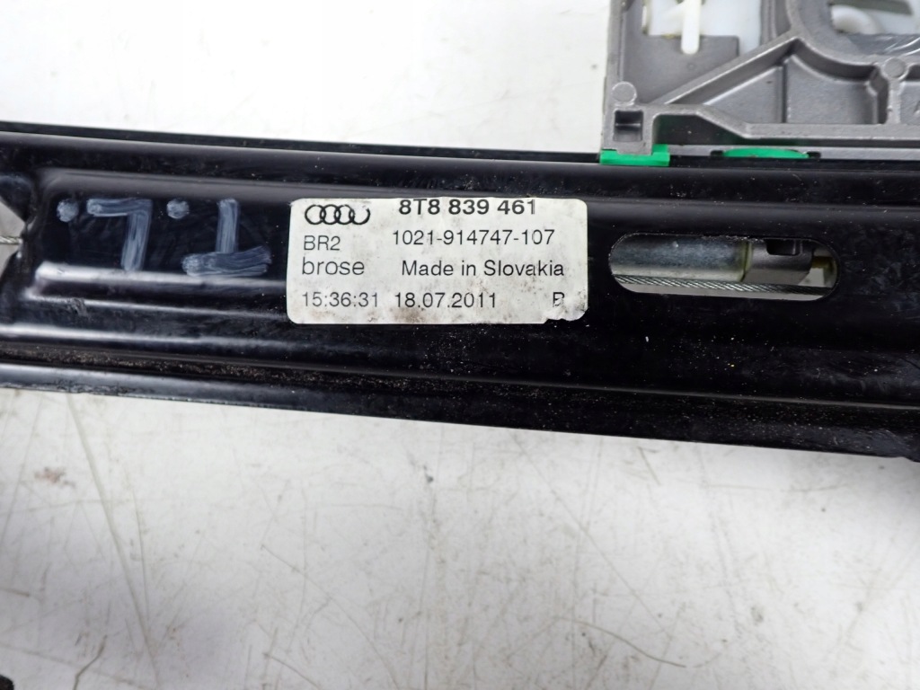 фото №8, Подъемник стекло левый задняя audi a5 8t sportback 8t8839461