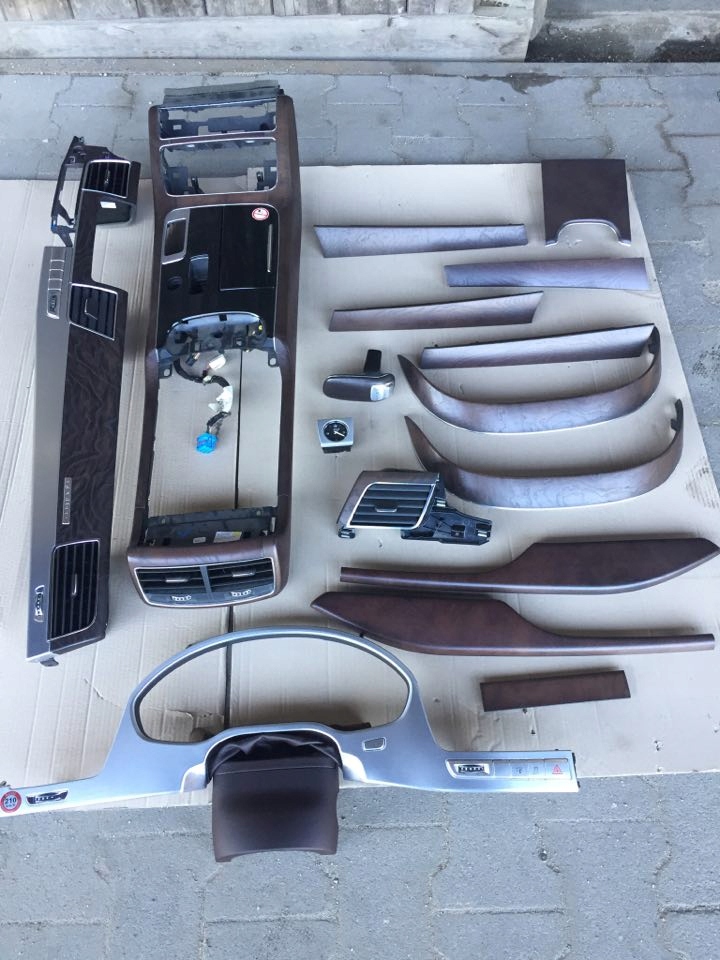 фото №12, Audi a8 d4 молдинг декоративная dekor drewno mat комплект