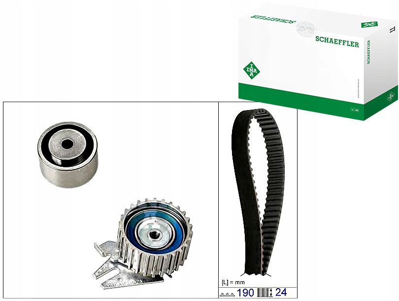 фото №1, Ina комплект - набір ремінь розподільного валу 71736795 19879