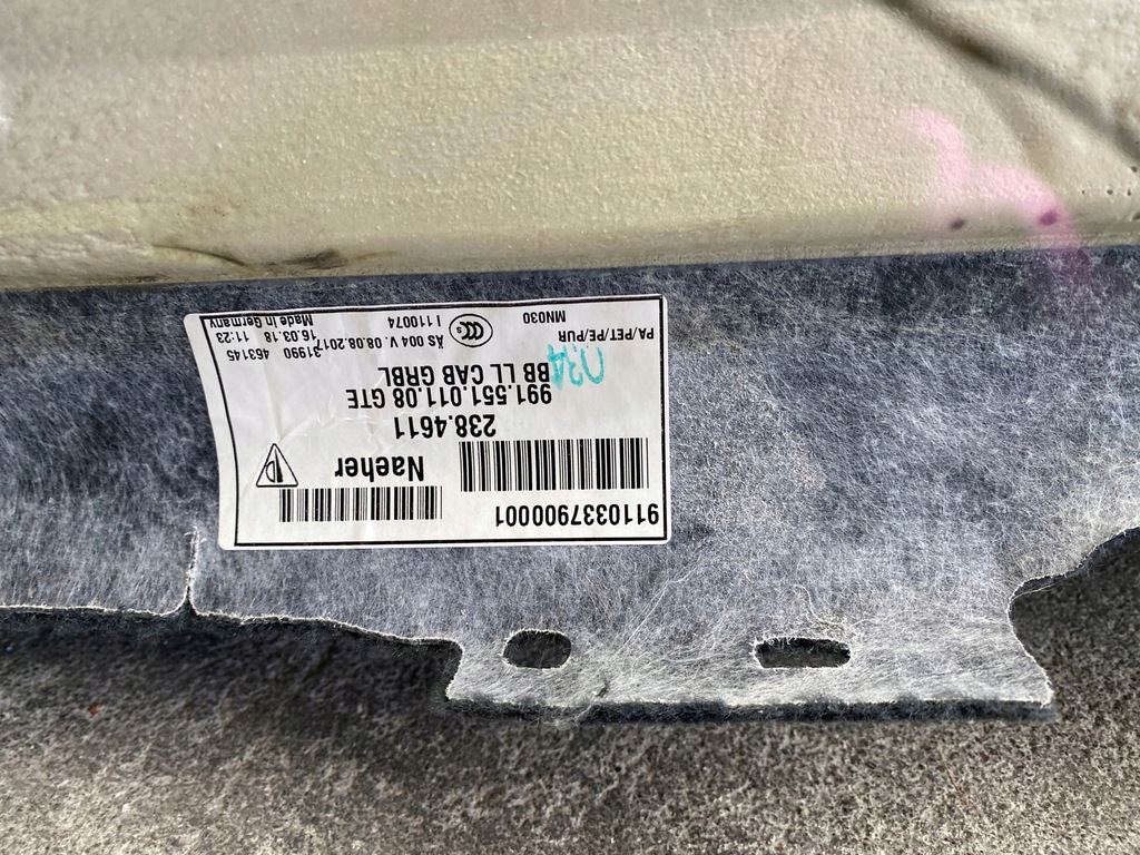 фото №6, Porsche 991 911 килимок обшивка підлога комплект