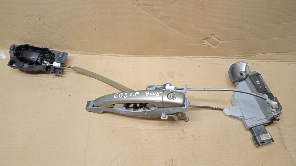 фото №1, Peugeot 3008 i ручка дверь замок перед левый evgc