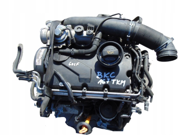 фото №1, Kompletny двигатель volkswagen 1.9 tdi bkc