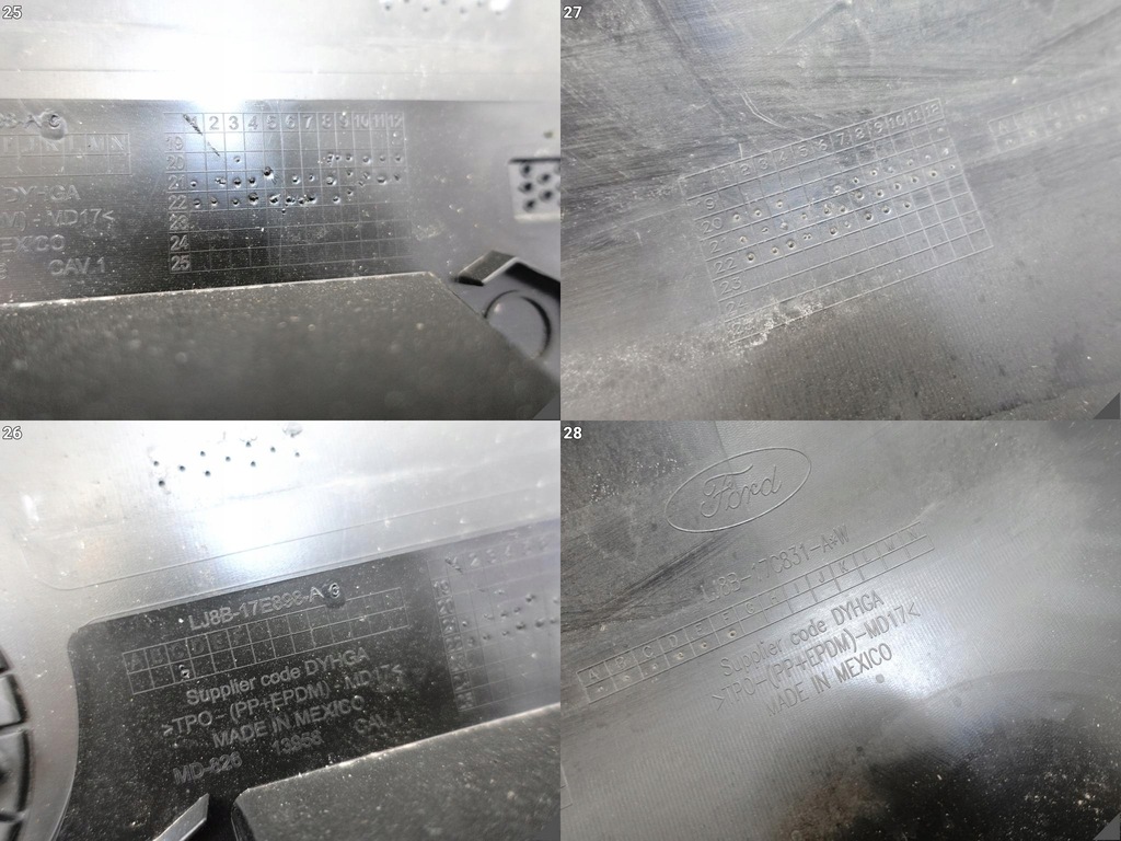 фото №14, Ford mustang mach-e cx727 20- бампер бампер + спойлер перед pdc