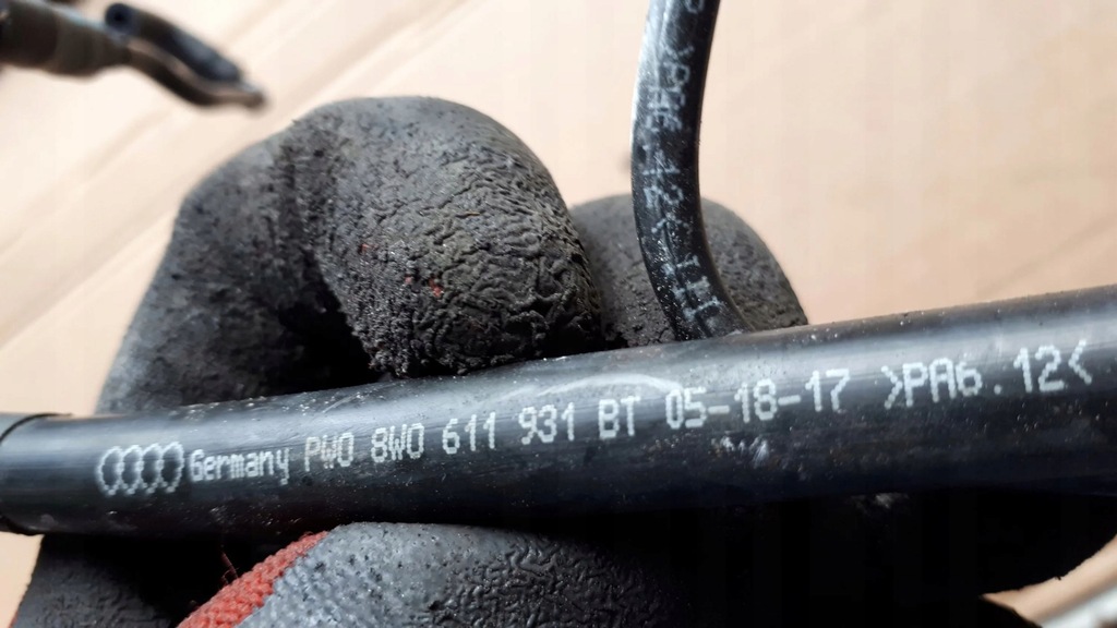 фото №5, A5 8w шланг вакуумa 2.0 tfsi 8w0611931bt a4 b9 8w