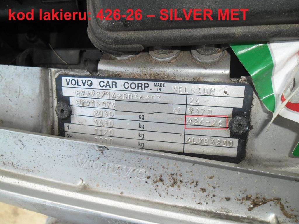 фото №15, Бампер задняя задний 426-26 volvo s60 i sedan 00-04