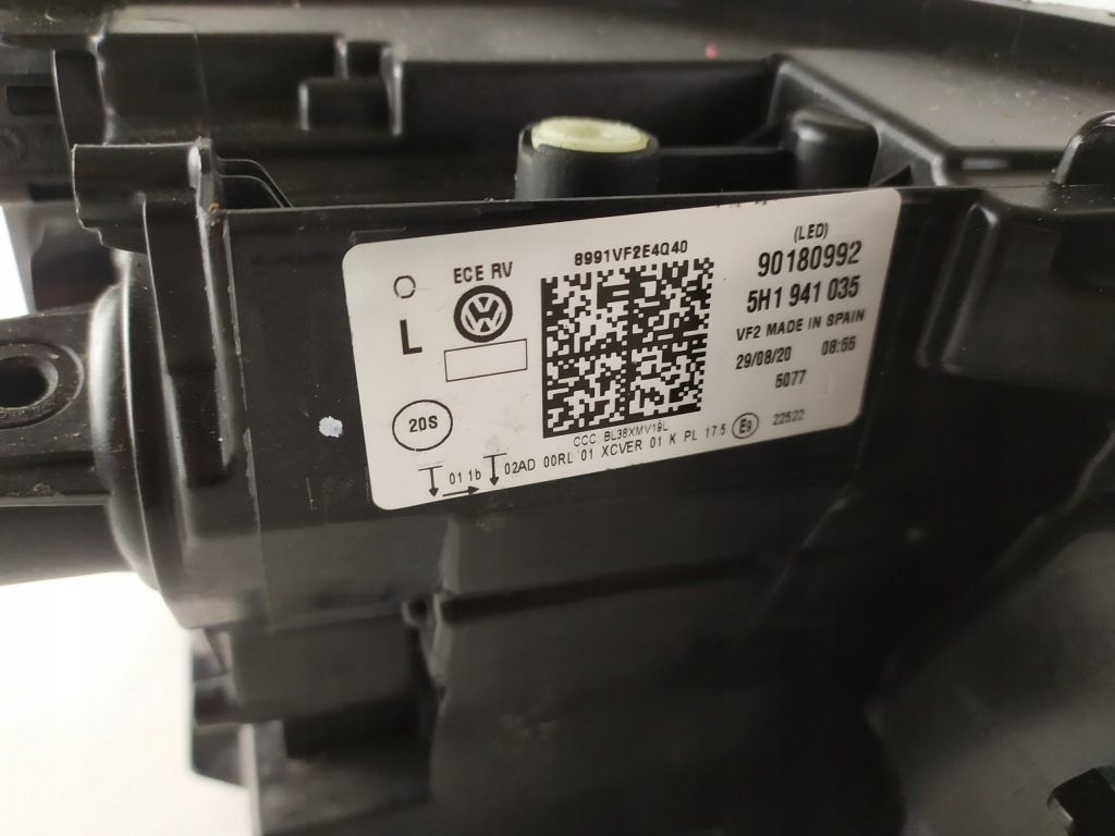 фото №16, Лампа левая vw full led iq light golf 8 viii