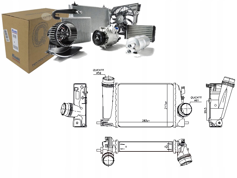 Купить Интеркулер радиатор воздуха впускной nissan qashqai 2 renault