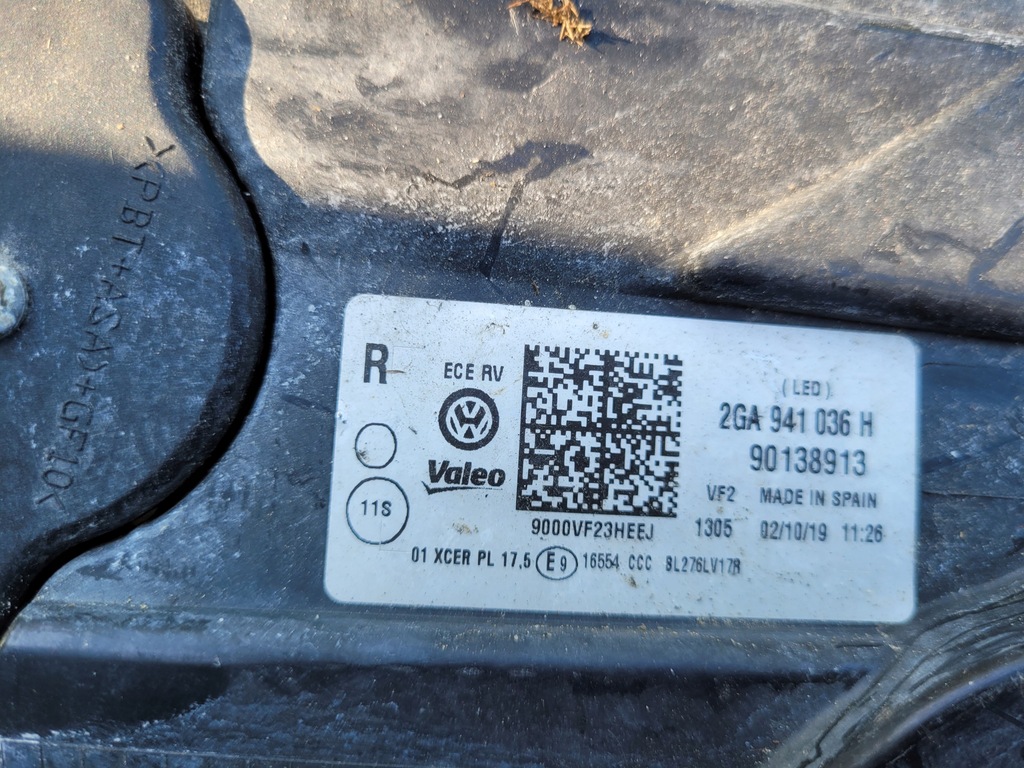 фото №3, Лампа t-roc led 2ga941036h права оригінал комплектна