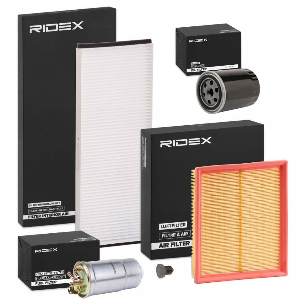 фото №1, Набір фільтрів ridex 4055f31692 do vw passat variant 3b5 passat 3b2
