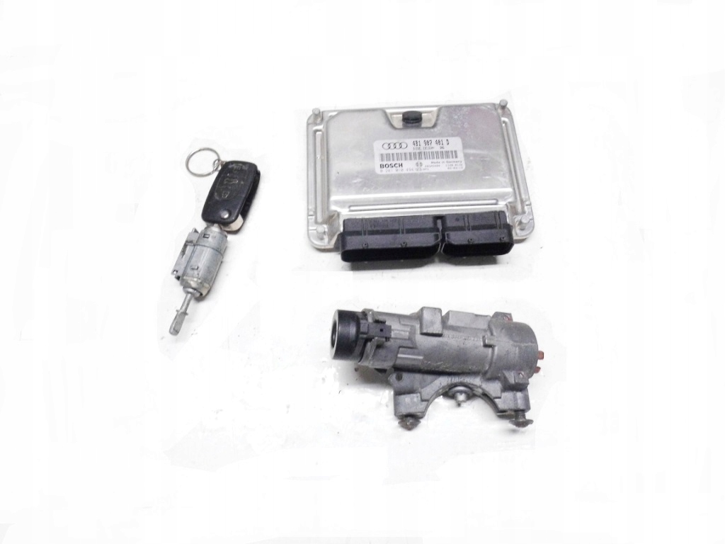 фото №1, Бортовой компьютер замок зажигания ключ audi a6 c5 2.5 tdi