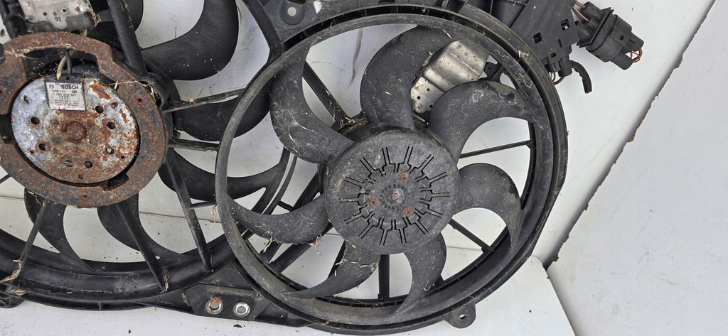 фото №8, Audi a6 c6 3.0 tdi вентилятори радіатора wody блок керування комплект 4f0121003g