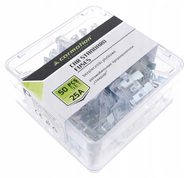 фото №1, Uni 25a, 50 szt. g2c46 предохранители płytkowe