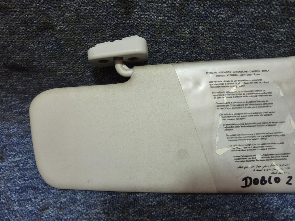 фото №2, Защита солнцезащитная fiat doblo 2 combo d левая