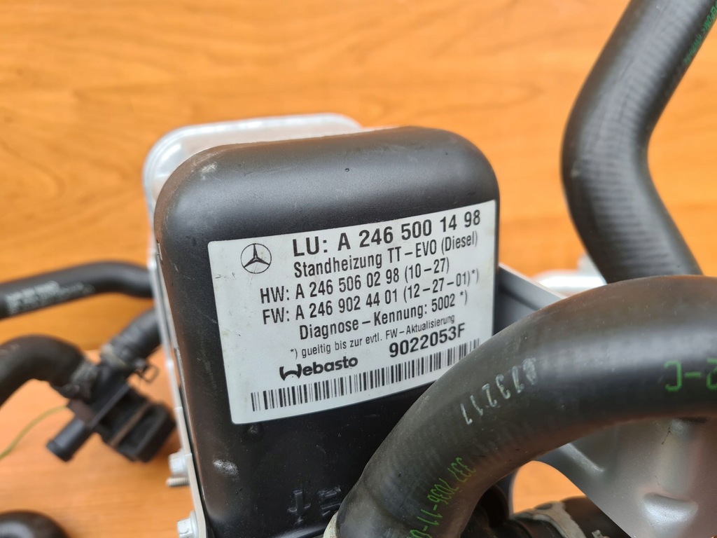 фото №16, Набор webasto mercedes a2465001498 w246 дизель