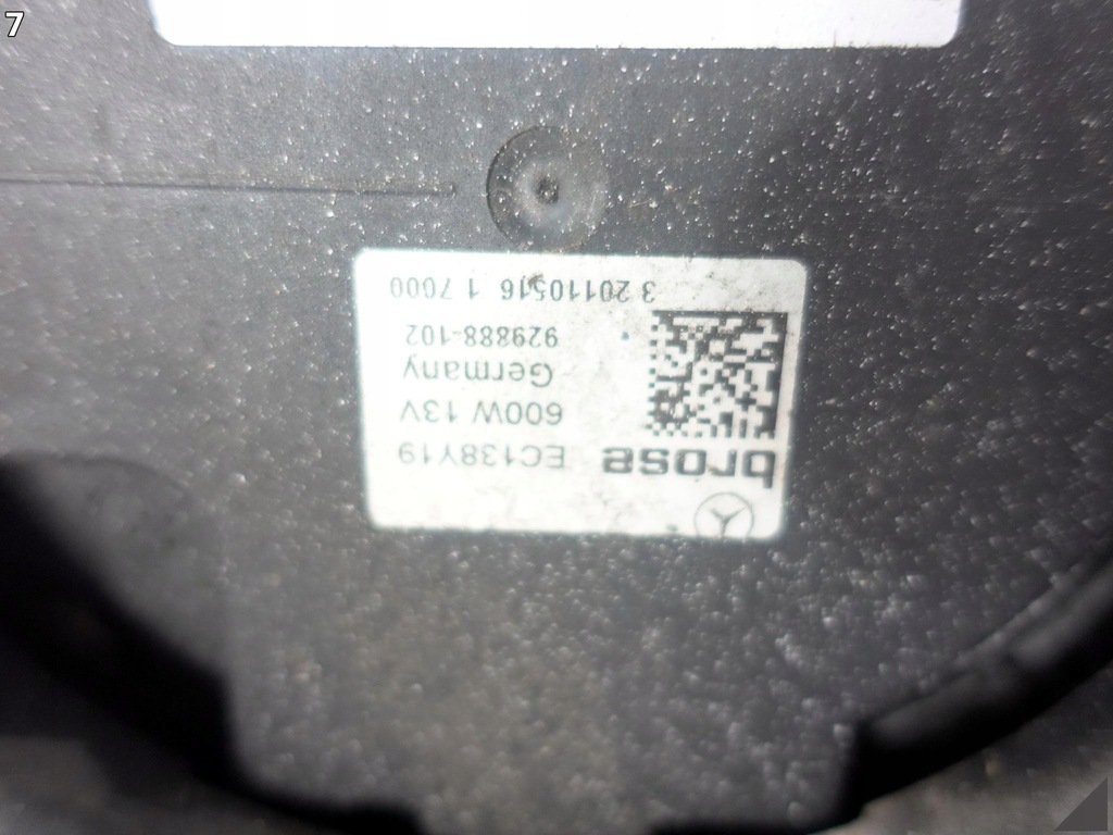 фото №8, Mercedes ml gle w166 c292 gl gls x166 600w вентилятор a0999060900