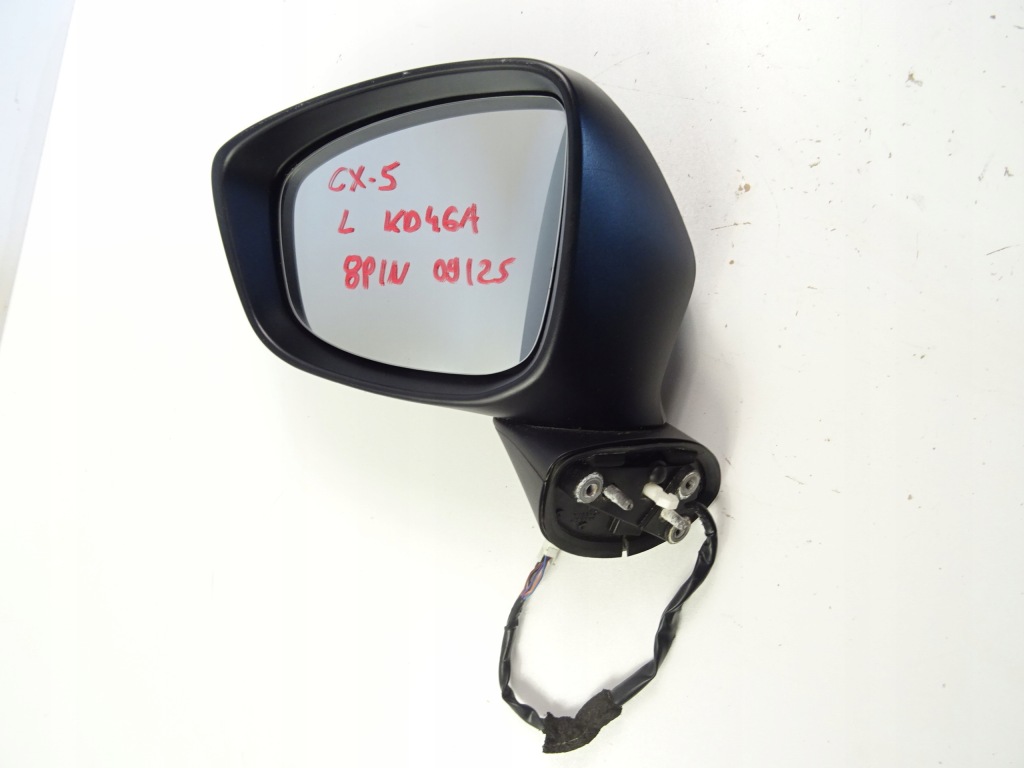 фото №13, Mazda cx-5 зеркало левая 8 pin код лакокрасочного покрытия 46a