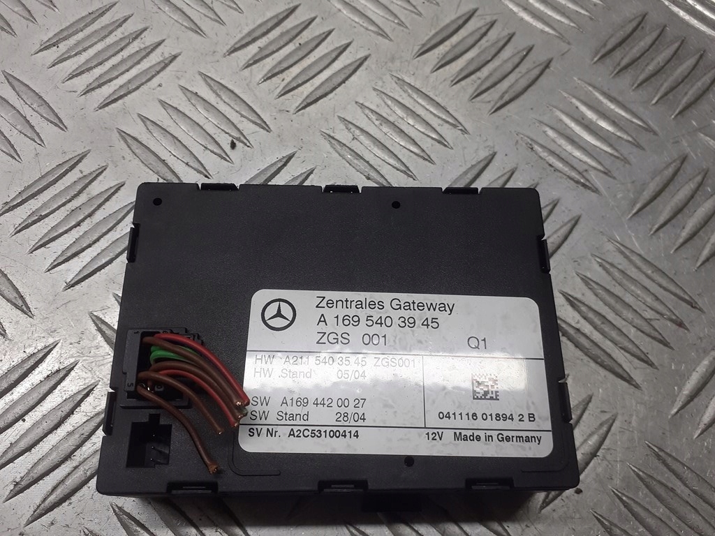 фото №3, Модуль шлюз mercedes w169 2.0 cdi a1695403945