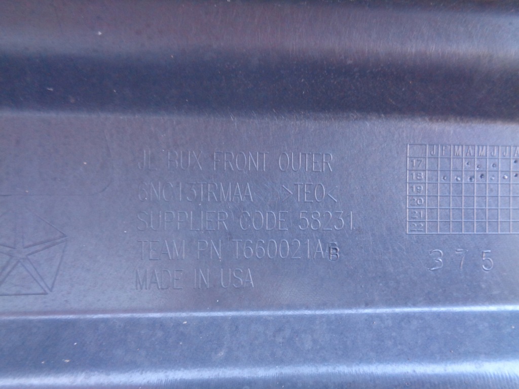 фото №8, Бампер передній jeep wrangler iv 18- jl + протитуманні фари nr 37061