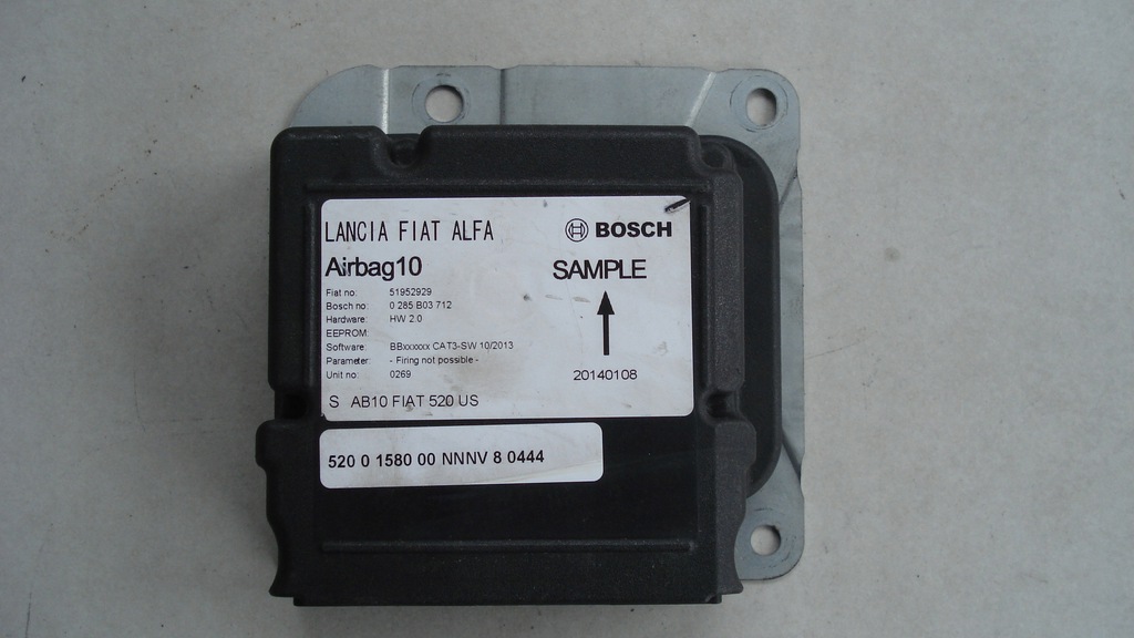 фото №1, Датчик подушка безопасности 51952929 0285b03712 jeep renegade