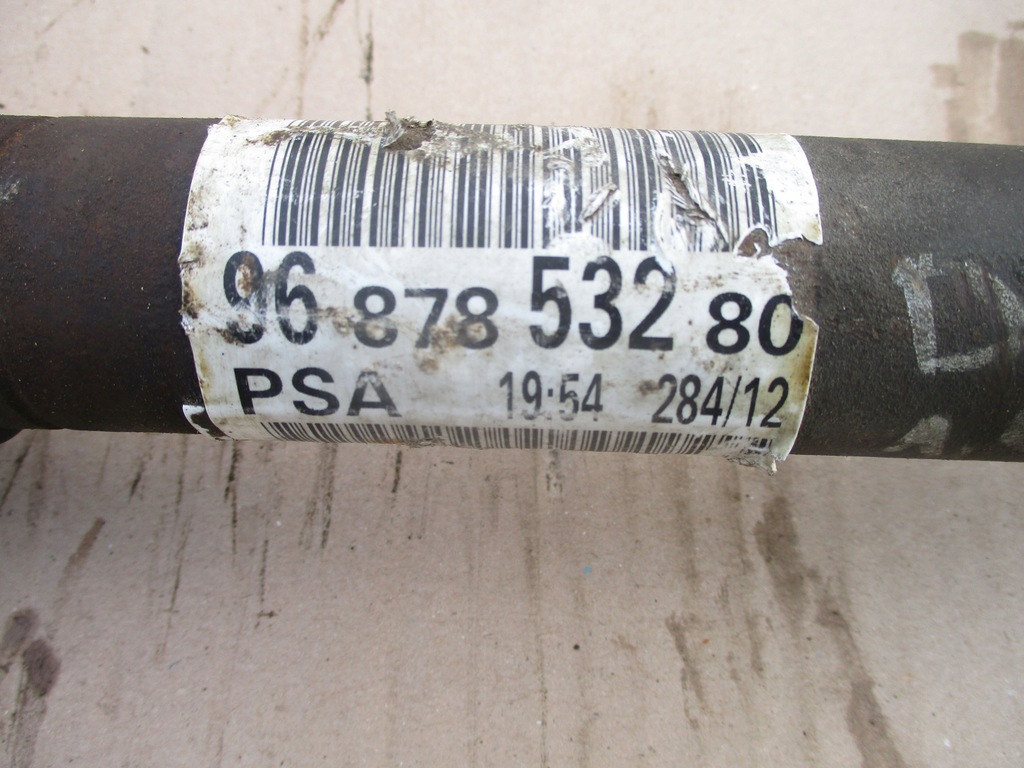 фото №5, Приводной вал левая 9687853280 citroen ds5 1.6hdi