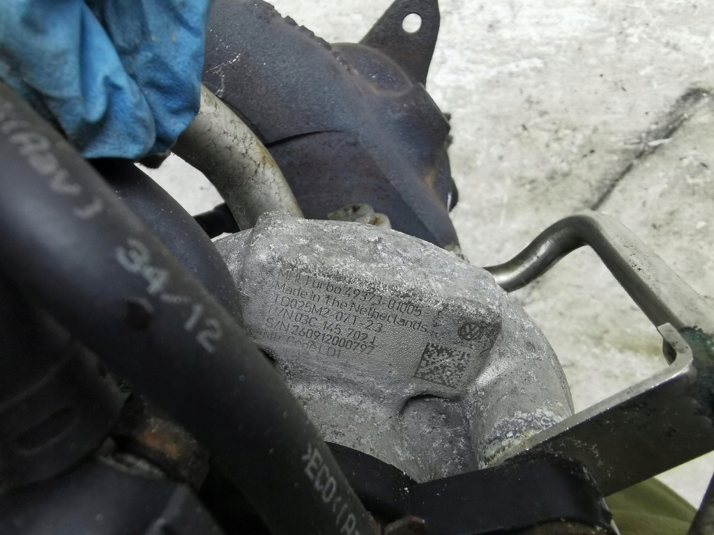 фото №8, Турбонагнетатель skoda octavia ii lift 1.4 tsi 08-13