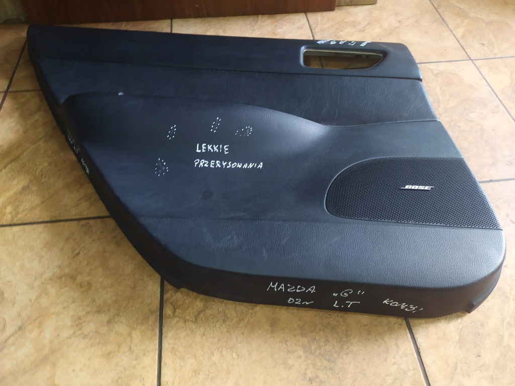 фото №8, Обшивка дверь левый задняя mazda 6 2.citd 02' kom