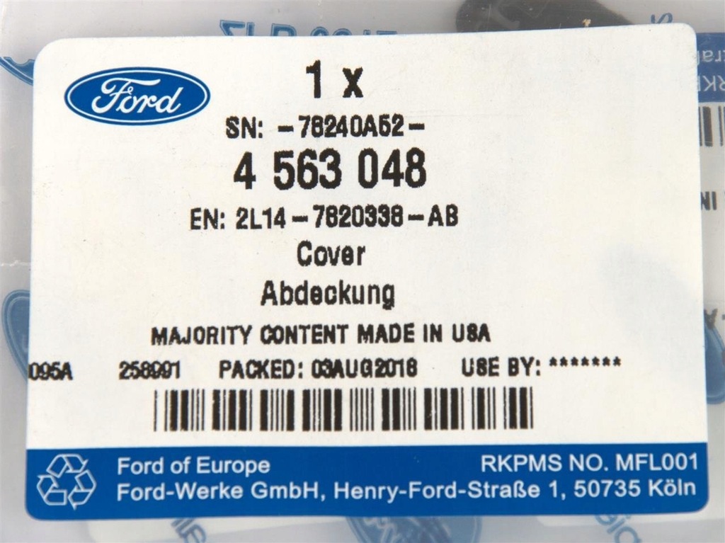 фото №4, Заглушка внутренняя дверь edge kuga mondeo s-max