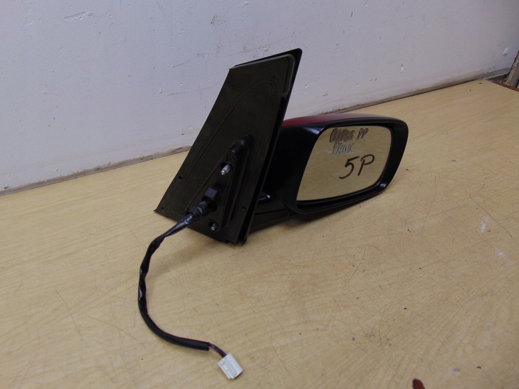 фото №13, Зеркало правое toyota prius ii 2003- 5pin 3q3 euro
