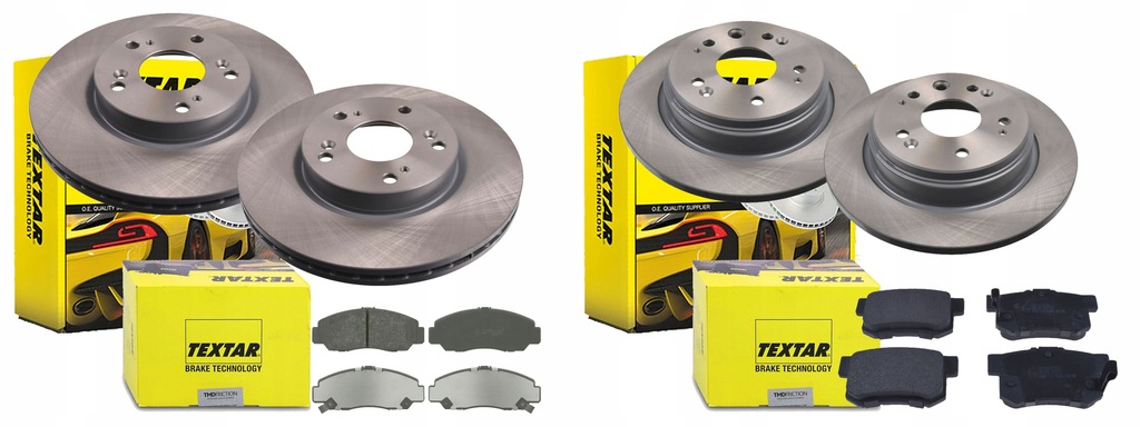 фото №1, Тормозные диски тормозные колодки p+t textar honda stream 282mm