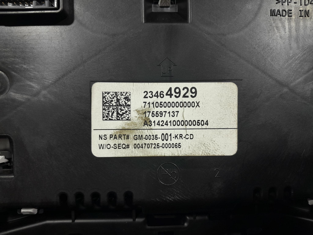 Купити Opel insignia a рестайлінг  1.8 b 140 km лічильник прилади eu 23464929