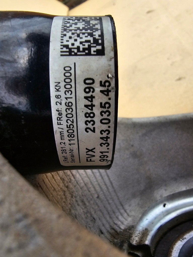 фото №8, Porsche 911 991 поворотный кулак 99134165731 амортизатор 99134303545