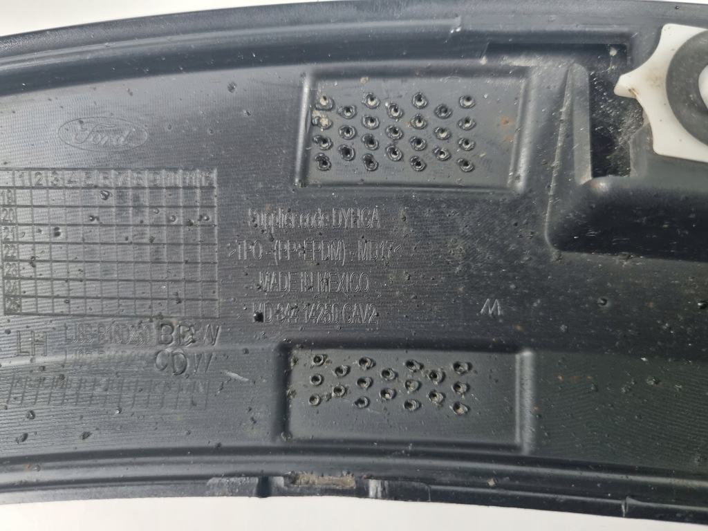 фото №12, Ford mustang mach e молдинг накладка крыла перед левая ljsb-r16d239