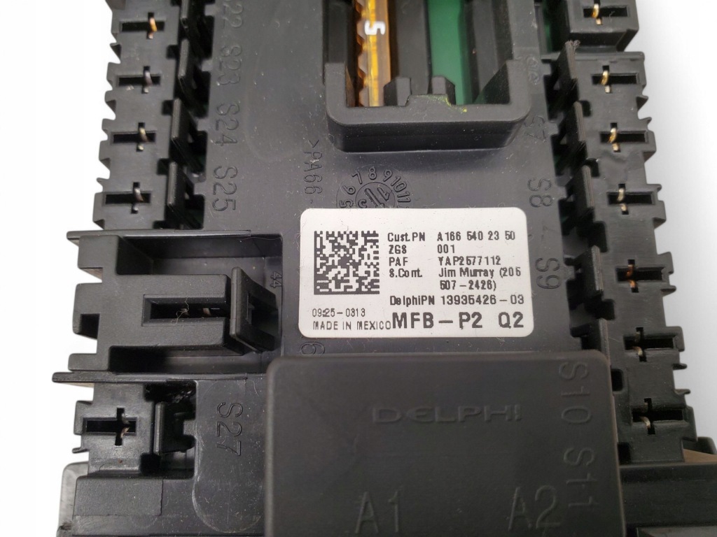 фото №6, Mercedes-benz gl x166 a1665402350 коробка запобіжників