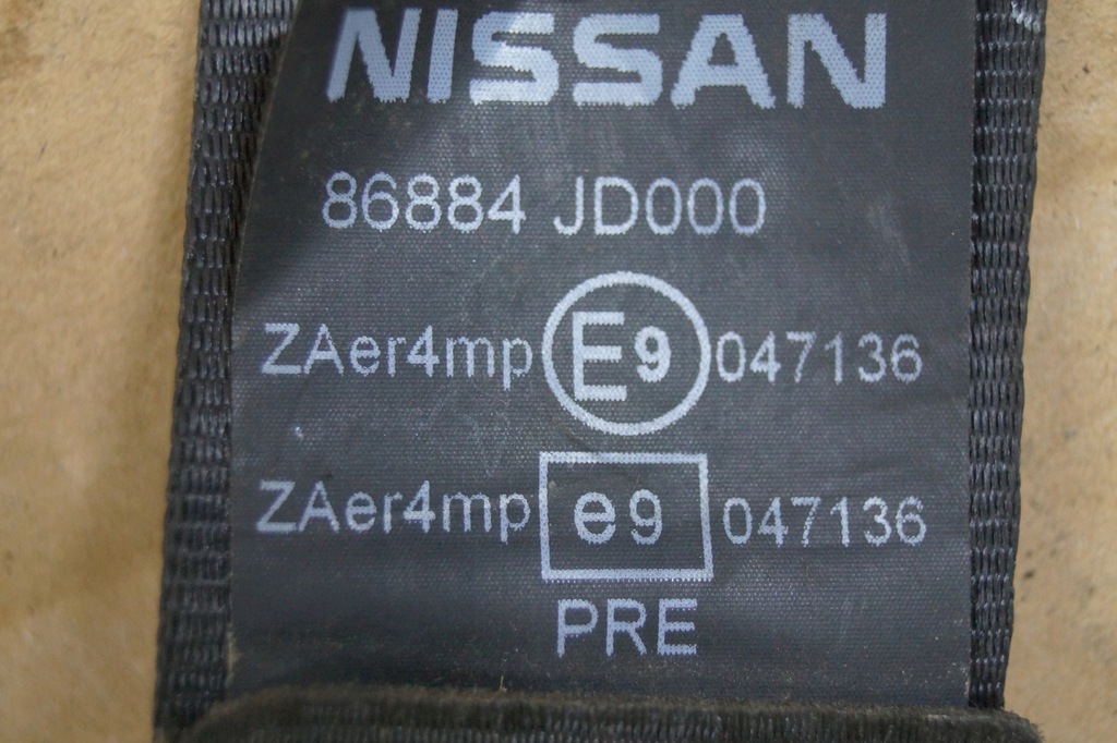 фото №13, Pas безопасности правый перед nissan qashqai j10