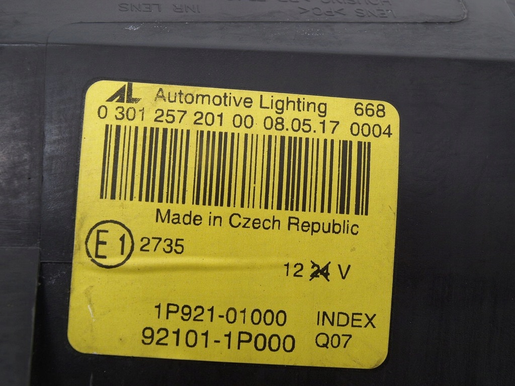 фото №11, Kia venga лампа фара лівий перед версія europejska 1p92101000